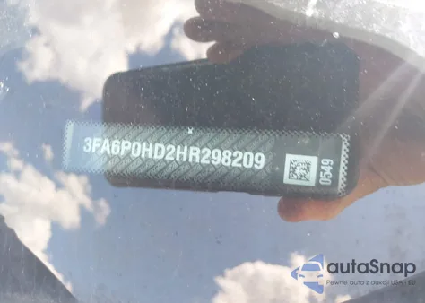 2017 Ford Fusion Se из США, поврежденный, VIN 3FA6P0HD2HR298209